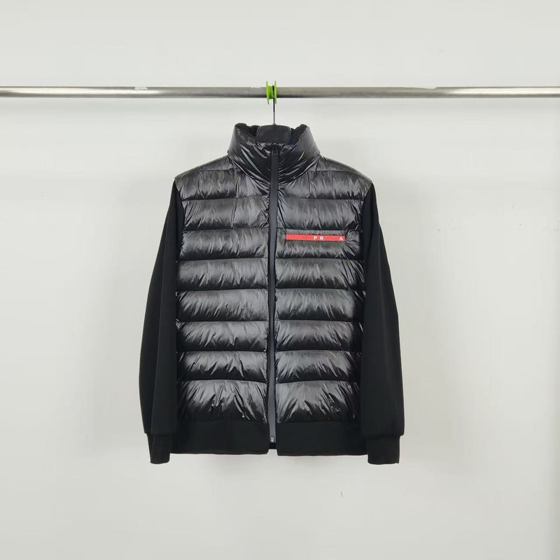 In-Stock Original P Brand Classic Basic Style Solid Color 90% White Duck down Stand Collar Thin down Jacket for Men and Women