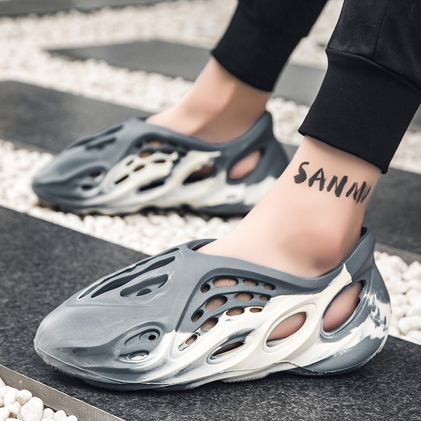Summer Crocs-style slippers