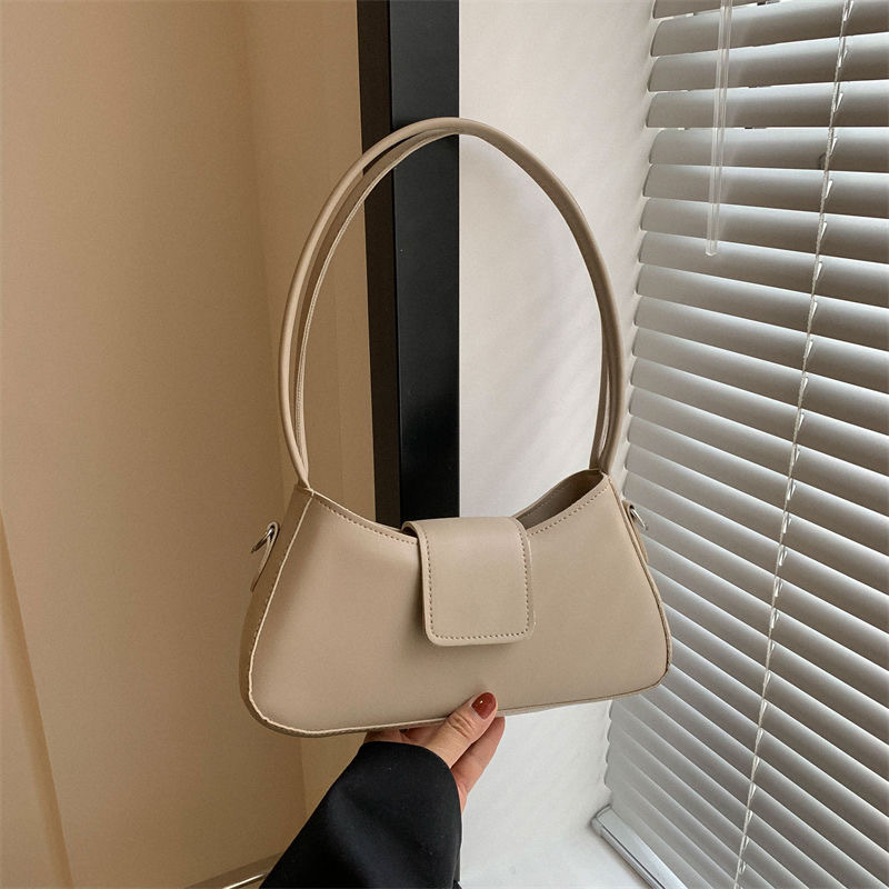 De gama alta nueva moda de color sólido bolsa de mensajero de las mujeres de cercanías todo partido bolsa de hombro de las axilas bolsa portátil de las mujeres ins