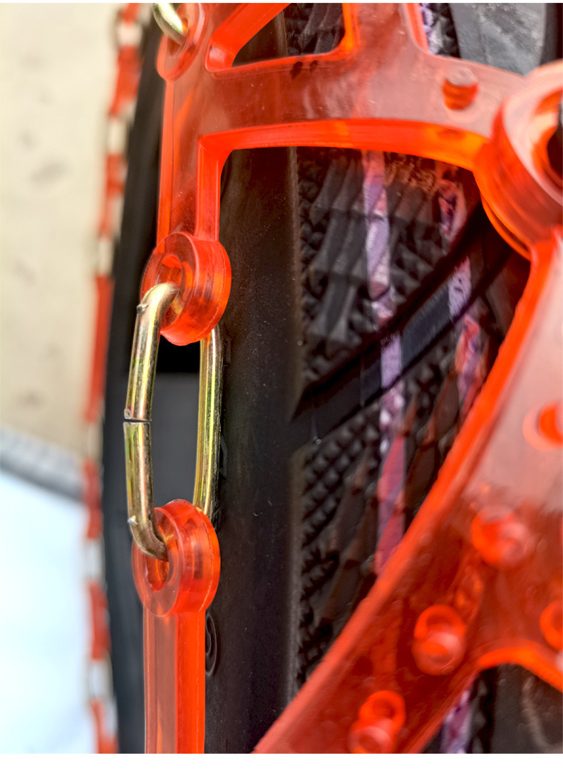 Anti-slip chains for electric vehicles, two-wheel, three-wheel, and four-wheel motorcycles, snow-resistant rubber anti-slip chains for winter riding in snow and mud