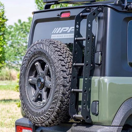 Suitable for Jimny 18-26 Models, Jimny Ladder, Step Ladder, Modified Off-Road Tailgate, Aluminum Alloy Ladder