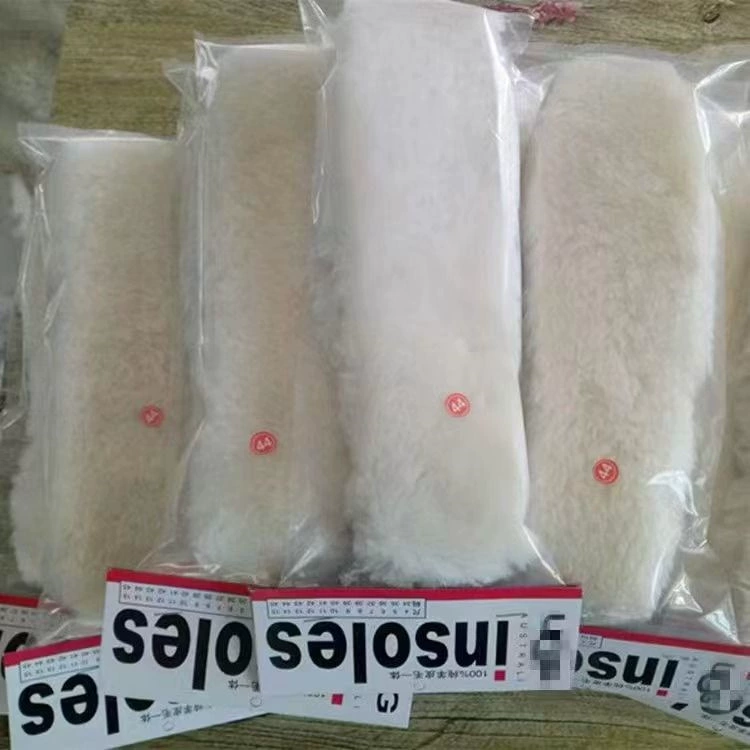 Оптовая продажа овечьей меховые стельки с высокой плотностью утолщенные теплые зимние стельки из овечьего меха