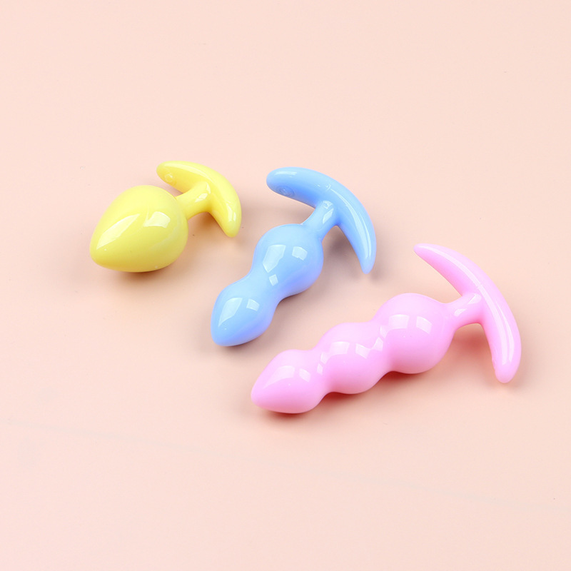 Jelly Anal Plug for Women with Tail, Large Beads, Anal Beads, Female Anal Device, Toys, Adult Sex Products