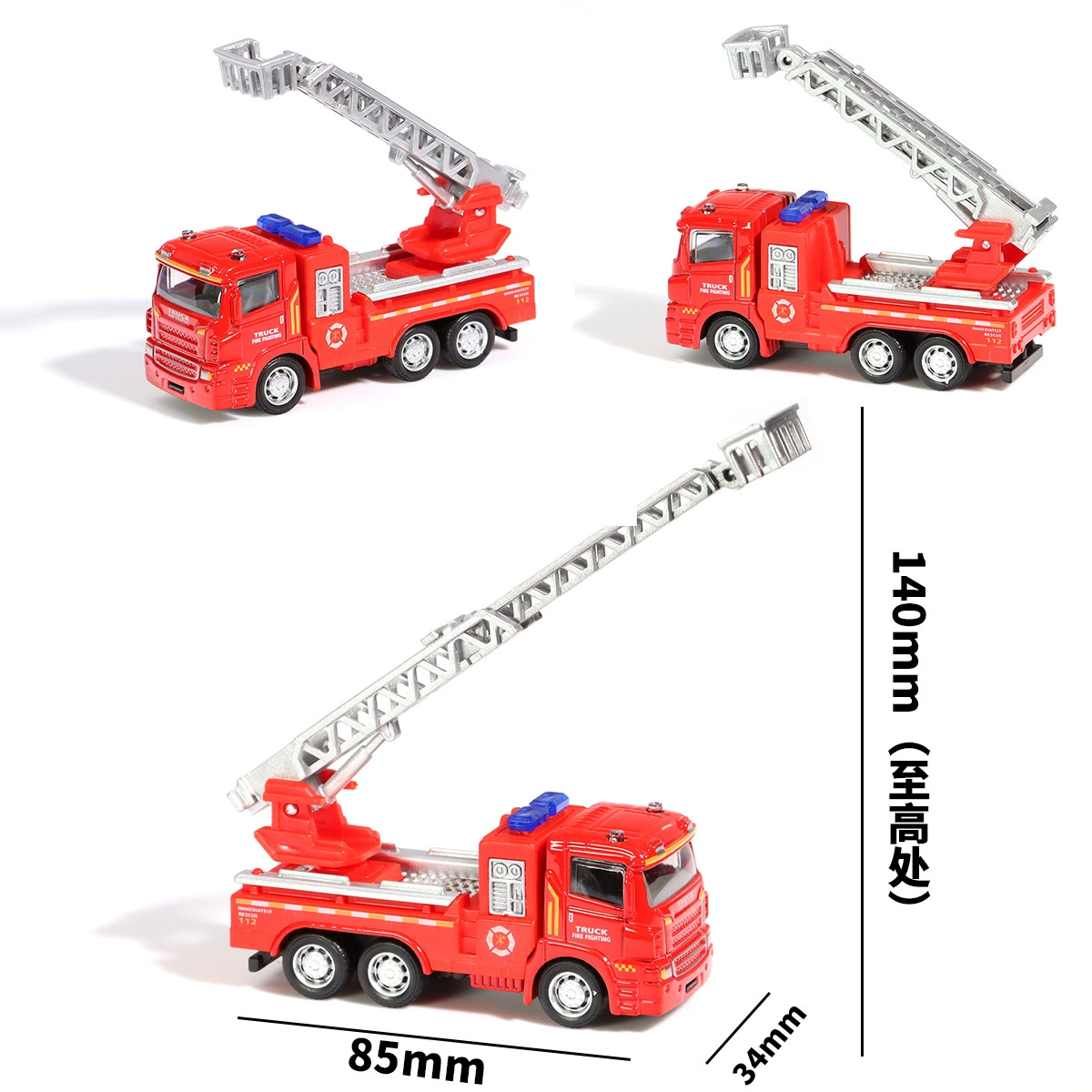 Toy car for boys, scale 1:64