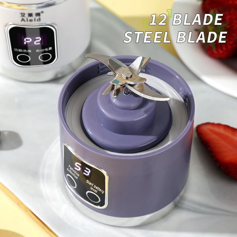Portable Rechargeable Juice Cup Electric Juicer Mini Vertical Household Fruit Fresh Juice Machine Automatic Fruit Juicer