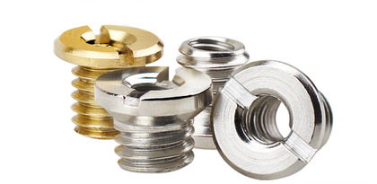 云台架摄影架 三脚架转接螺丝 转换螺母 3/8互转1/4有平底有锥底