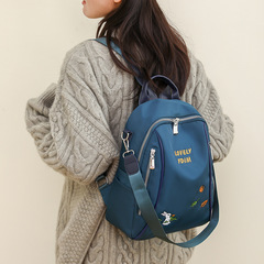 2024 New Fashion Embroidered Single Shoulder Bag for Women, Versatile Casual Dual-Shoulder Bag, Cross-Border Large Capacity Two-in-One Travel Bag