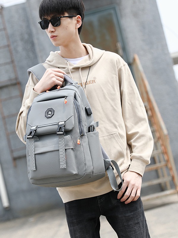 Mochila transfronteriza para hombres y mujeres coreanos Inssen es una nueva mochila de alta calidad de moda de gran capacidad.