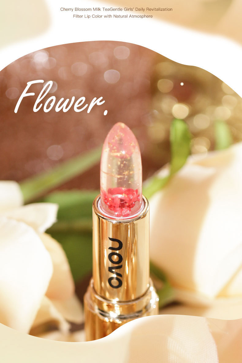 NOVO Flower Warm Sensation Lipstick is moisturizing, nourishing, long-lasting and does not fade easily. It is a pseudo-natural whitening lipstick for students undefined