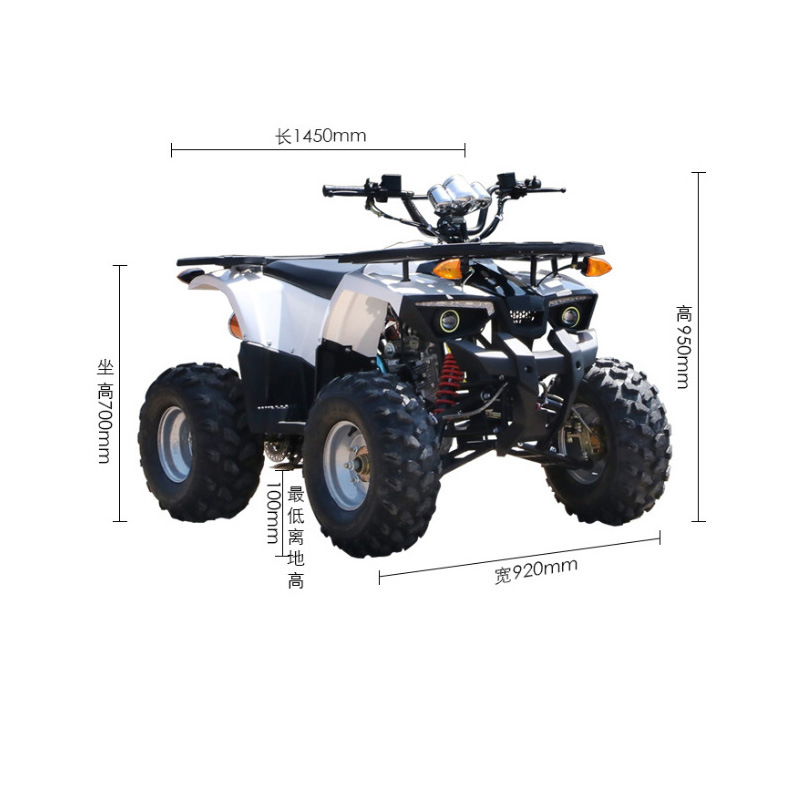 Mini God of War 125cc Vehículo de playa de cuatro ruedas motocicleta todoterreno ATV adulto kart motor de este