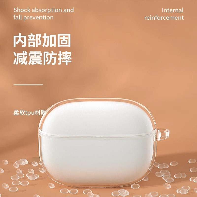 Suitable for Vivo Tws4 Wireless Bluetooth Transparent Protective Case Tws2E Wireless Bluetooth Headphone Case Tpu Headphone Case