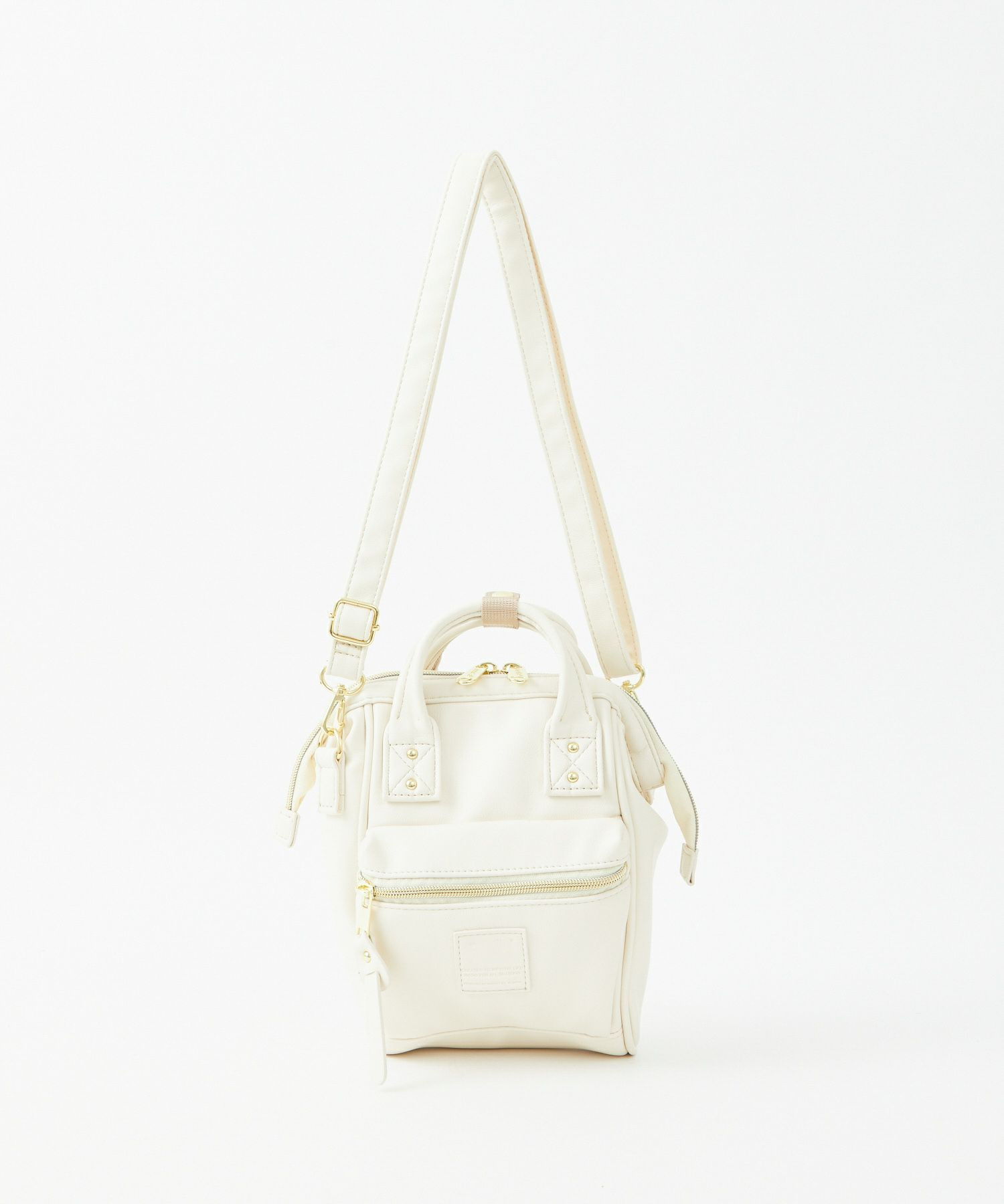 Japanese Rakuten Crossbody PU Leather Single Shoulder Mini Backpack Women's Vintage Antique Gold Bag Bags_voghion.com