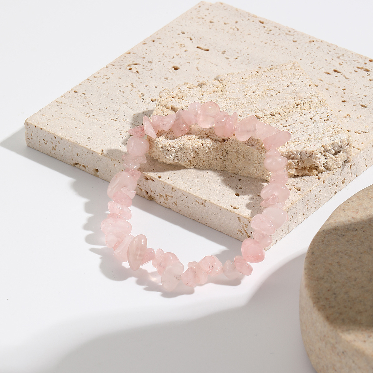 jewelry Bohemian colored gravel bracelet jewelry natural stone bracelet_voghion.com