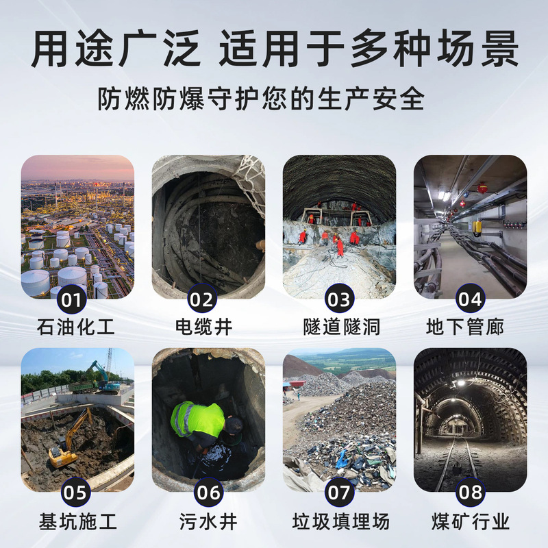 固定式四合一ガス検出器可燃硫化水素一酸化炭素酸素検出器電力井ピット|undefined