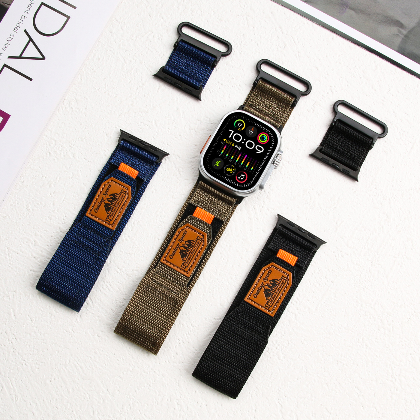 in stock wholesale for apple iwatch strap outdoor sports watch accessories waterproof absorbent nylon strap