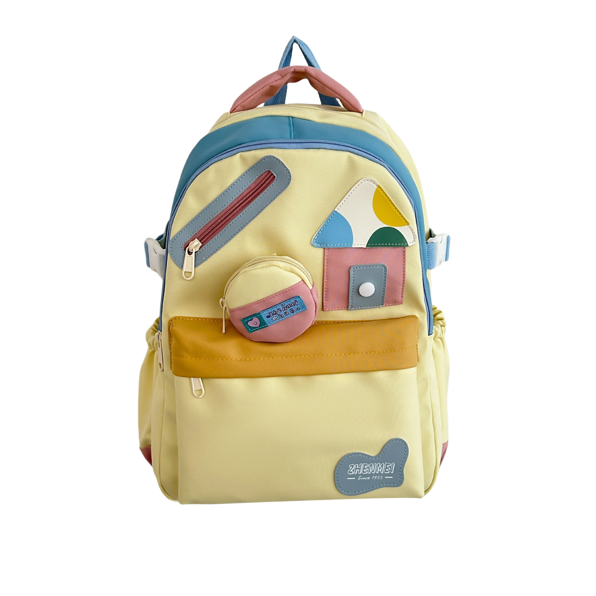 (2개) 배낭 새로운 캐주얼 패션 배낭 귀여운 소녀 경량 여행 대용량 학생 SCHOOLBAG