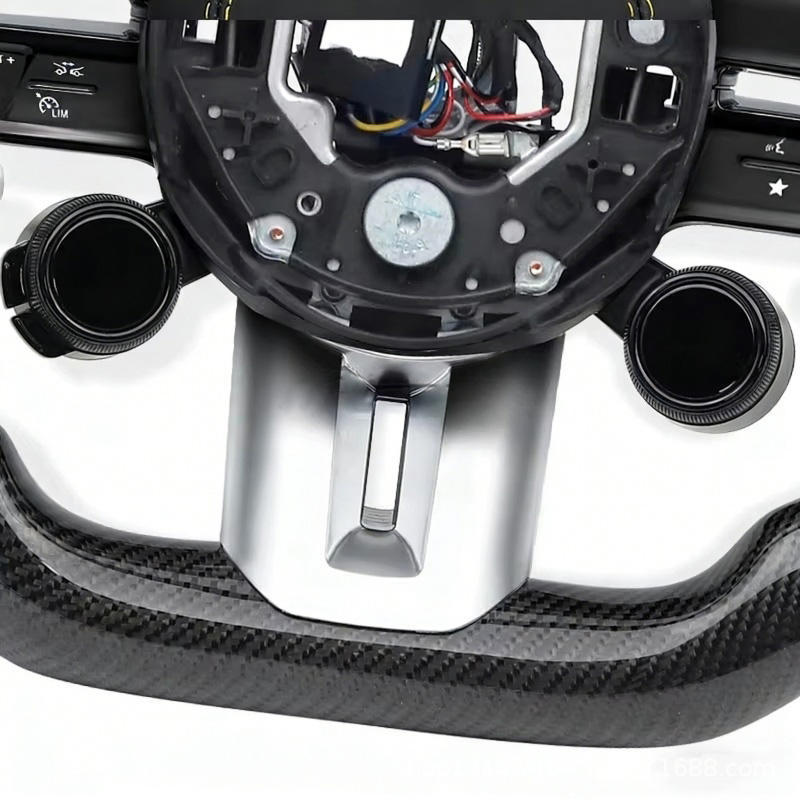 Suitable for Mercedes-Benz Amg Sports Steering Wheel with Genuine Leather and Multi-Function Buttons, Modified and Upgraded, Directly Supplied by the Manufacturer