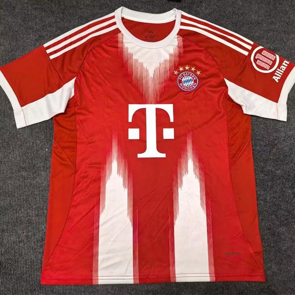 2526 nueva camiseta del Bayern versión tailandesa de manga corta masculina local y visitante 125 aniversario de la versión conmemorativa del uniforme de fútbol del Oktoberfest