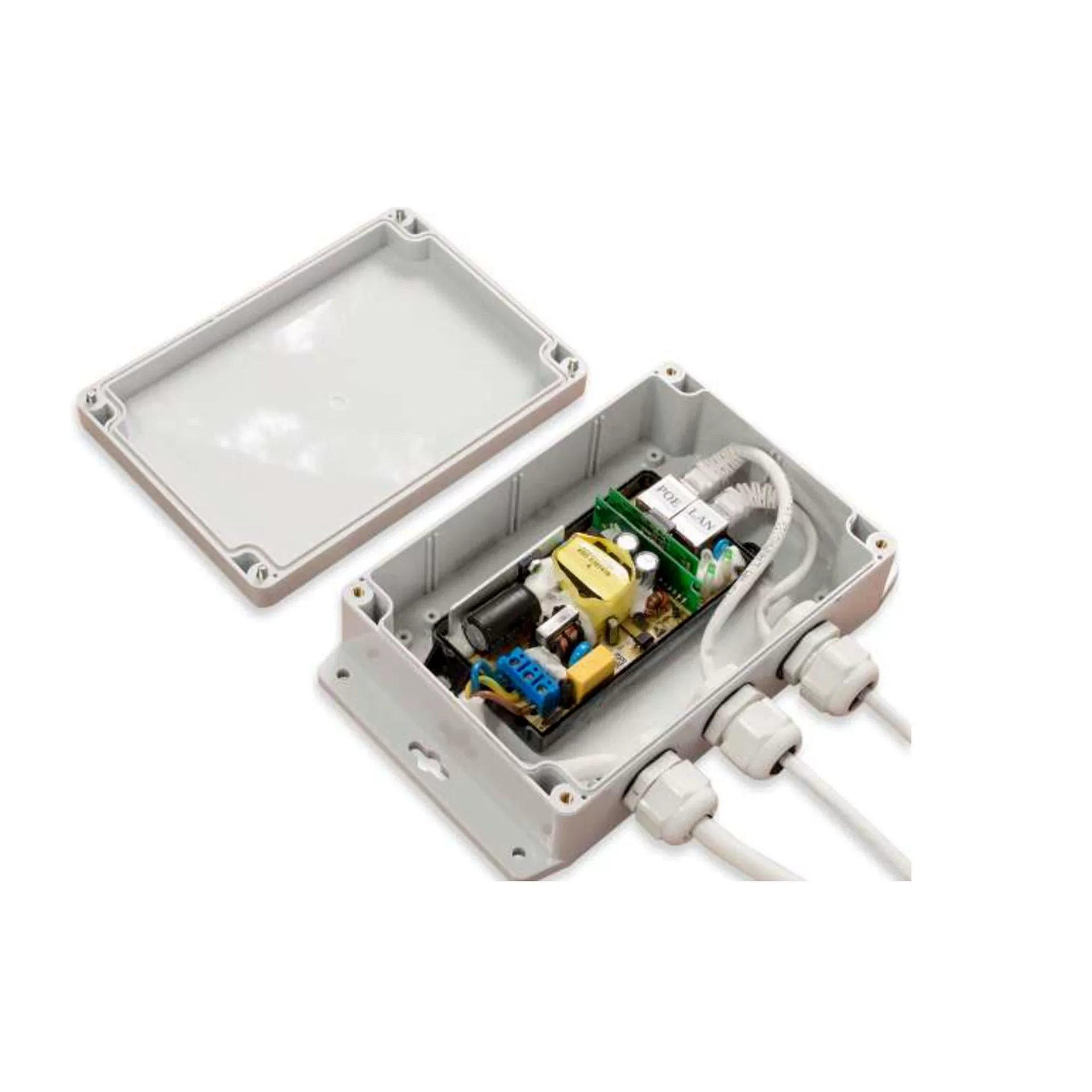 30 Вт наружный водонепроницаемый источник питания POE IP65 открытый 30 Вт водонепроницаемый PoE-инжектор