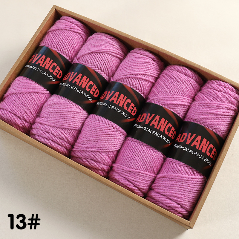 Ovillo de Lana de Alpaca Térmico para Tejido a Mano y DIY