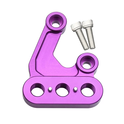 for Surron Light Bee, Motorcycle pedals - purple-on-the-right