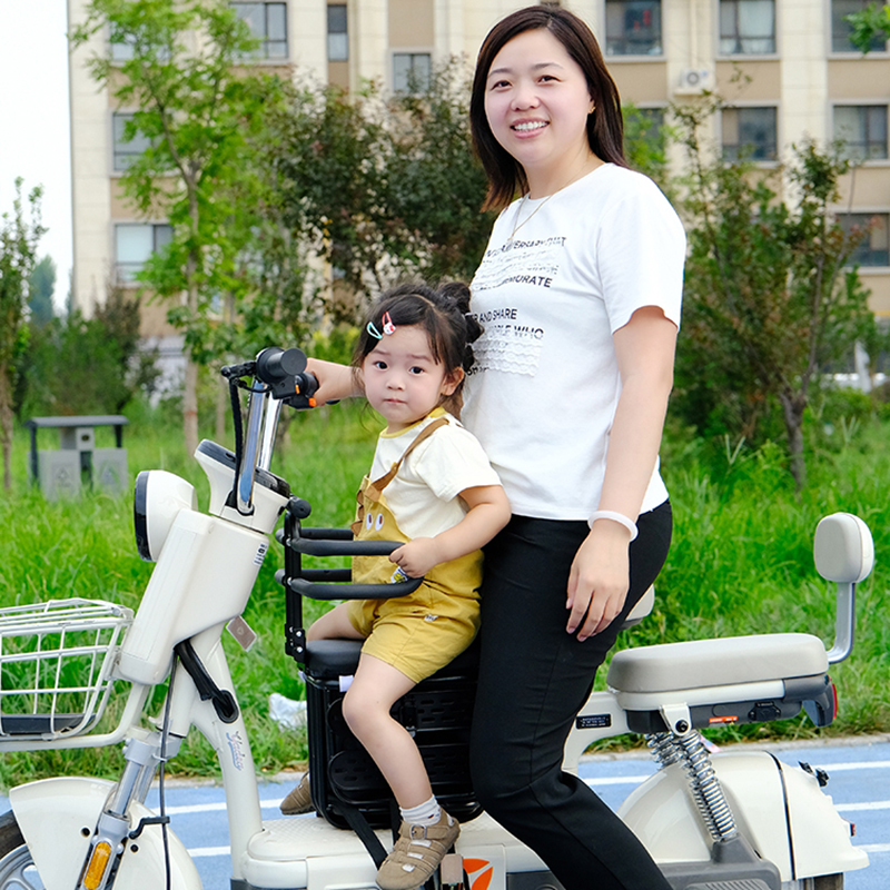 Suitable for Electric Vehicles, the Front Storage Box Can Be Used as a Universal Electric Vehicle Child Seat, Storage Basket, Seat, and Electric Vehicle Baby Seat