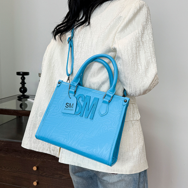 Bolso de hombro transfronterizo, personalidad femenina, letra, tendencia de la moda, bolso de mano, casual, salvaje, bandolera de gran capacidad