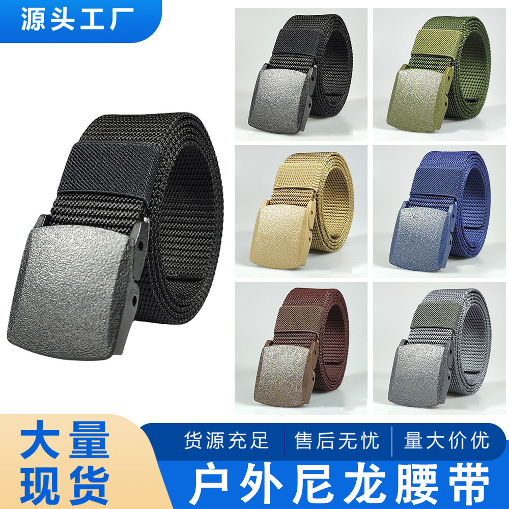Travel tactics nylon metal waist belt for training