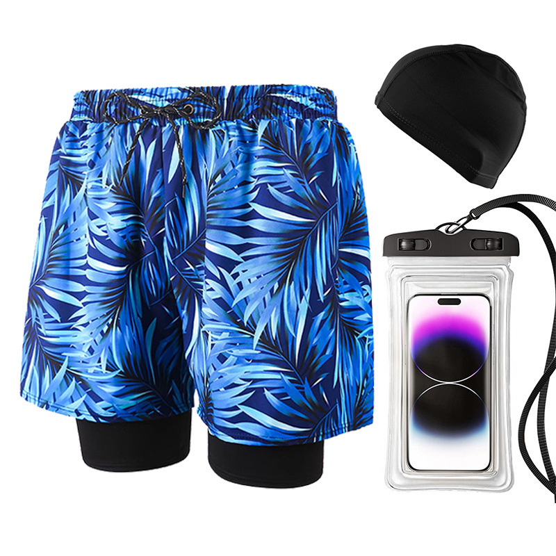 블루리프 3종세트(수영복, 수영모, 휴대폰가방)