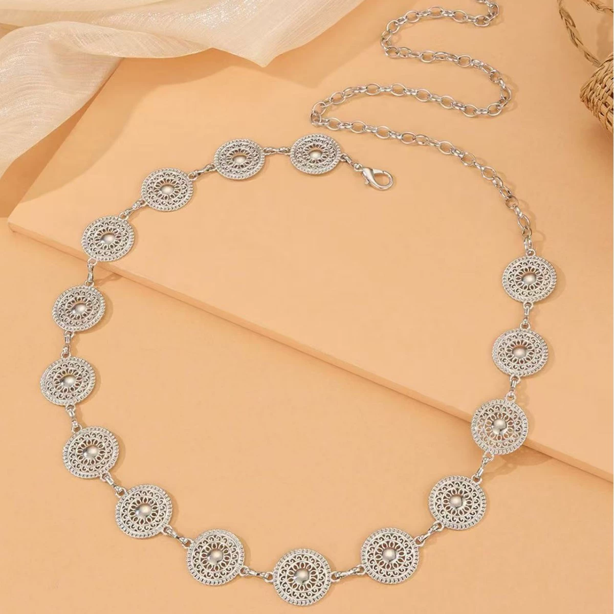 Chain, golden accessory, high-quality style, punk style