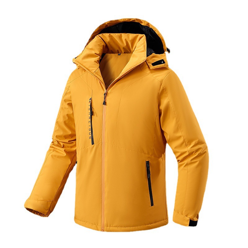 Invierno chaqueta de algodón hombre de una sola capa de asalto grueso calentamiento ropa de algodón casual ropa de mujer al aire libre a prueba de viento al por mayor