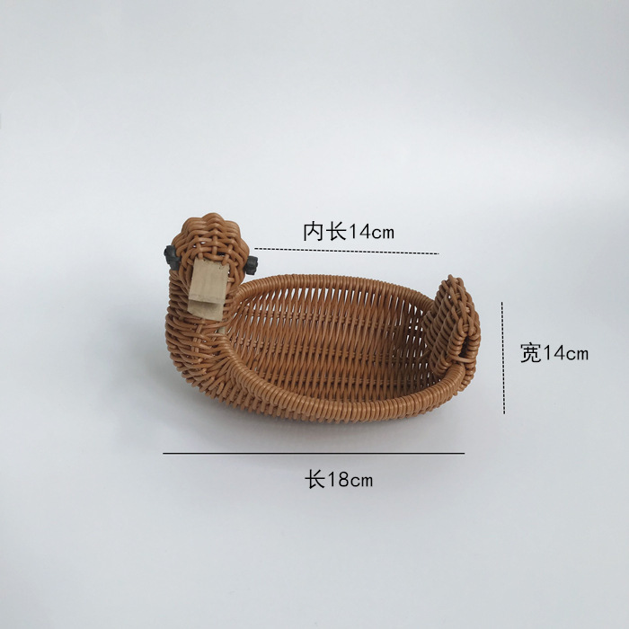 スナックバスケットクリエイティブフルーツバスケットプラスチック模造籐織フルーツプレート家庭用織バスケットktvメロンシードプレートドライフルーツバスケット|undefined