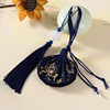 Hanfu, universal pendant, one-shoulder bag, with embroidery