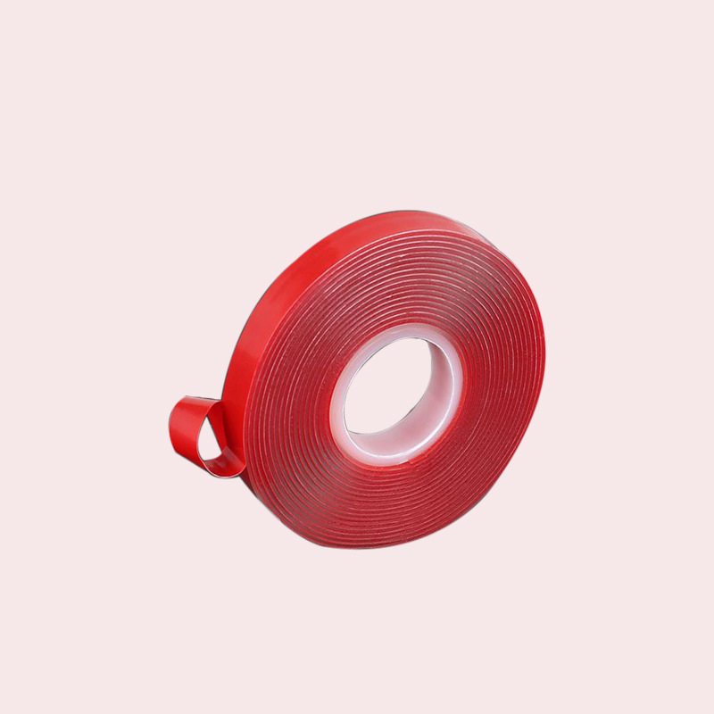Red Film Double-Sided Tape Acrylic Nano Glue Red Traceless Magic Glue High Viscosity Wall Glue Photo Frame Hook