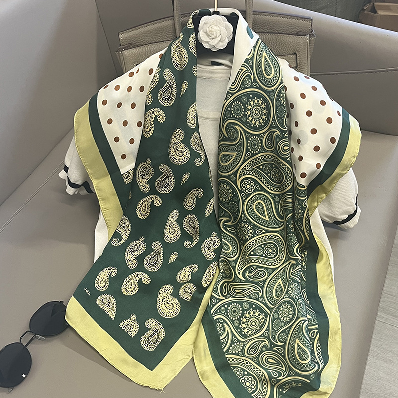 캐슈넛 웨이브 도트 4개 - 그린