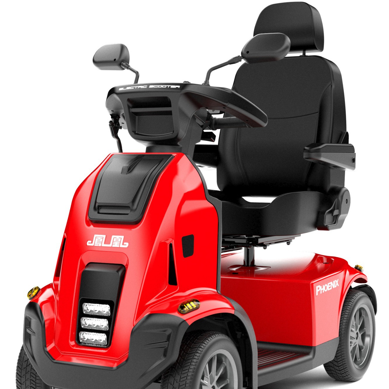 Yile Factory Direct Sales Foldableing Large Wheel Electric Battery Car Small Adult Electric Car Home Elderly Scooter Four