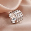 Retro one size ring for beloved stainless steel, simple and elegant design, does not fade