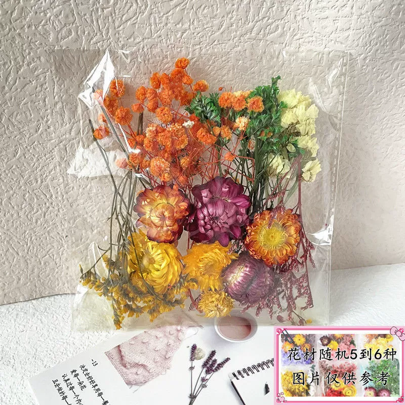 Materials set, postcard flower-shaped, handmade, bouquet, wholesale