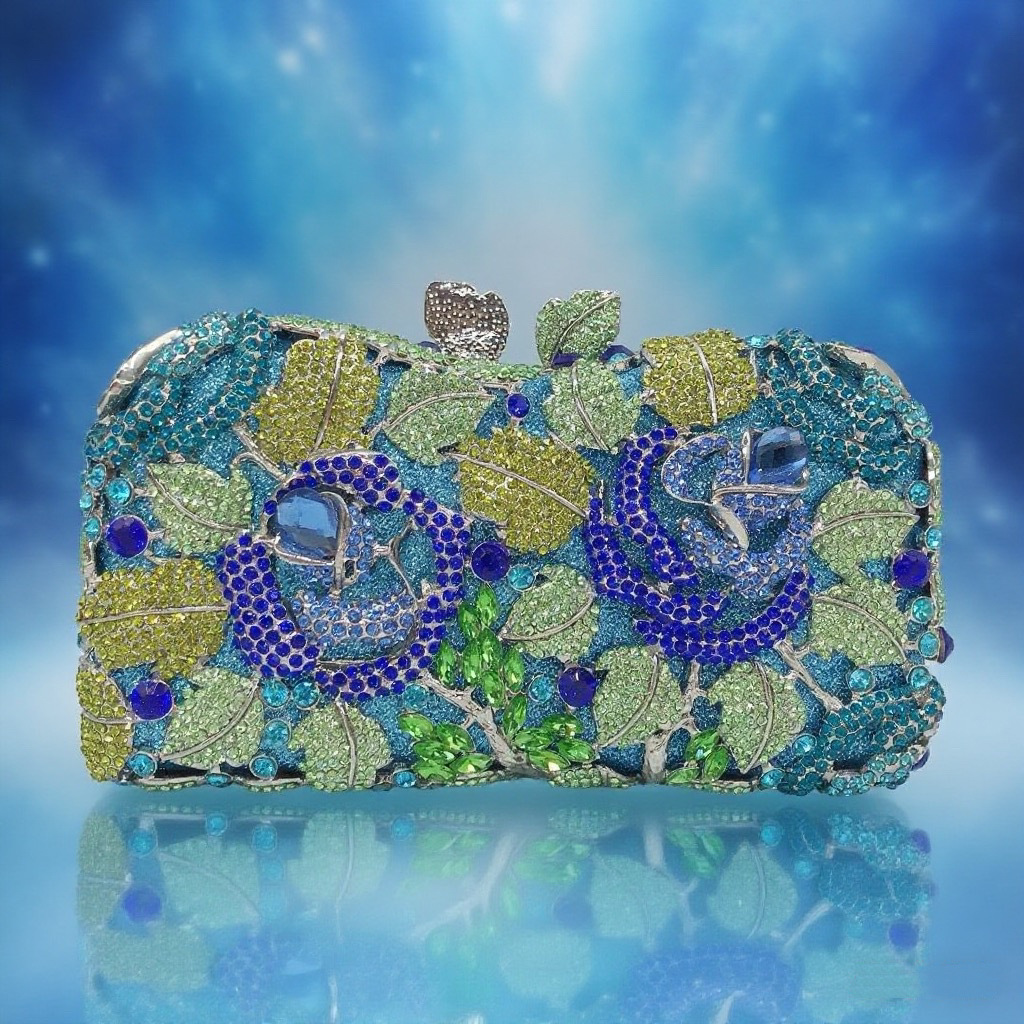 Crystal Clutch Bag Factory Wholesale Order Diamond Banquet Bag image 12