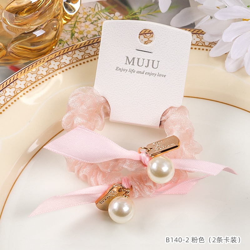 [Carga de tarjeta] sensación de alto nivel coreano de cabello de código de barras de moda de alta elasticidad de cabello anillo de cabello correa de cola de caballo