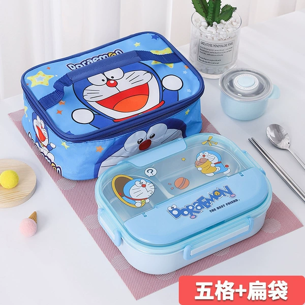 Ding Dang Wugge Belt Soup Bowl+Spoon Chopsticks+flat thermal bag