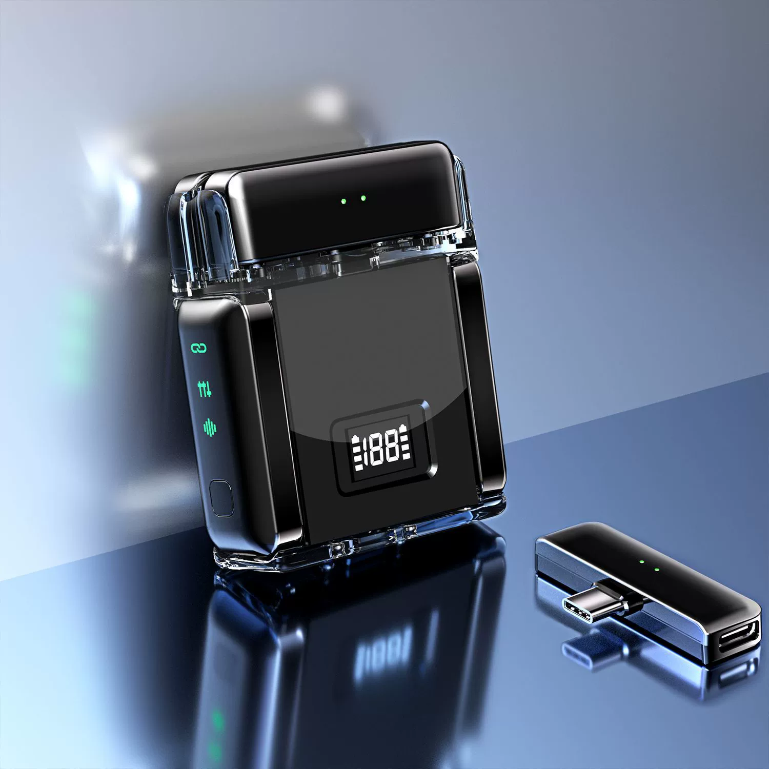 Трансграничный популярный беспроводной петличный микрофон, прямая трансляция, специальное оборудование, емкостный радиомикрофон один-два, заводской магазин