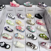 高版本糖果色彩潮鞋直播货源运动鞋子处理地摊鞋莆田女鞋休闲新款