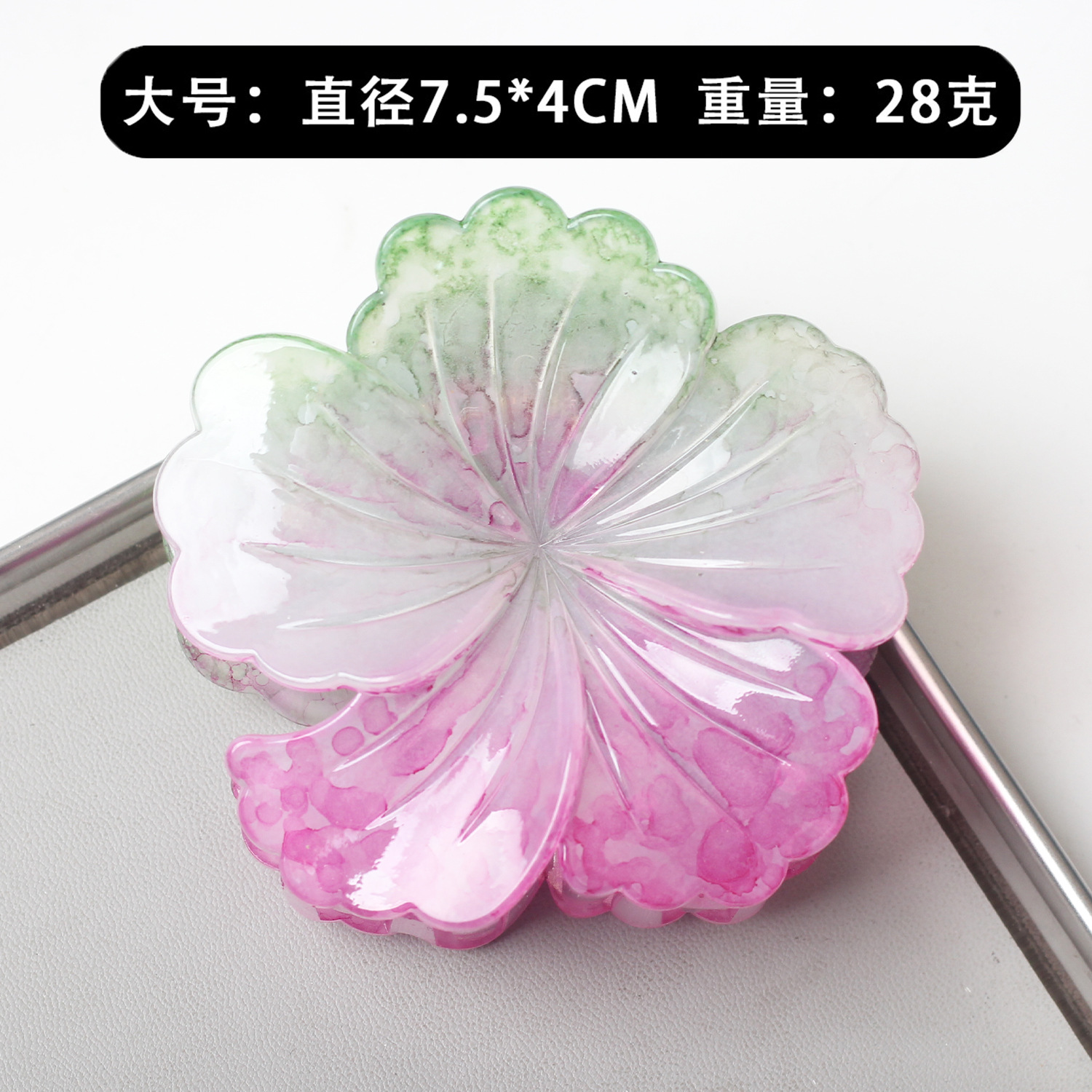 Venta caliente transfronteriza moda Mori pequeña fresca y dulce color caramelo flor enrollable pinza pinza para el cabello con sentido avanzado accesorios para el cabello