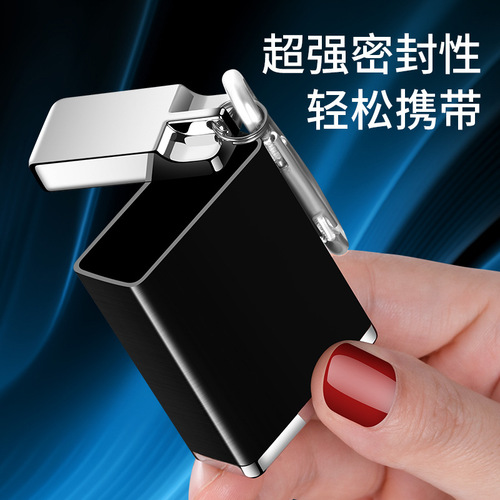 Cross-border mini portable ashtray with keychain, eco-friendly and clean, portable, car ashtray wholesale across