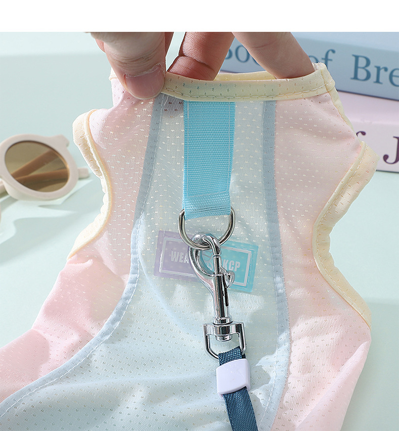 Chaleco para perros de seda fría transpirable para verano_voghion.com