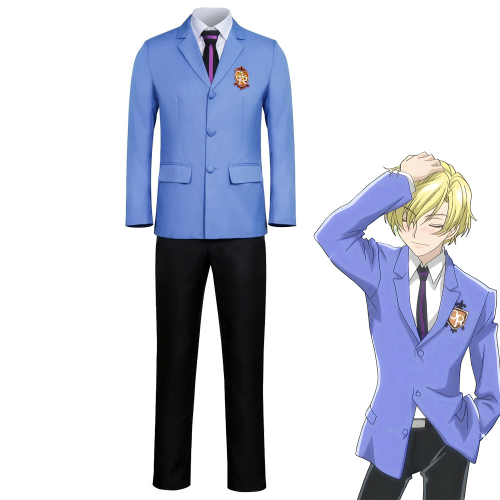 Sakuragai High School Cosplay Suit School Uniform Set Male Public Relations Department Anime Costume Factory Ready Stock Halloween