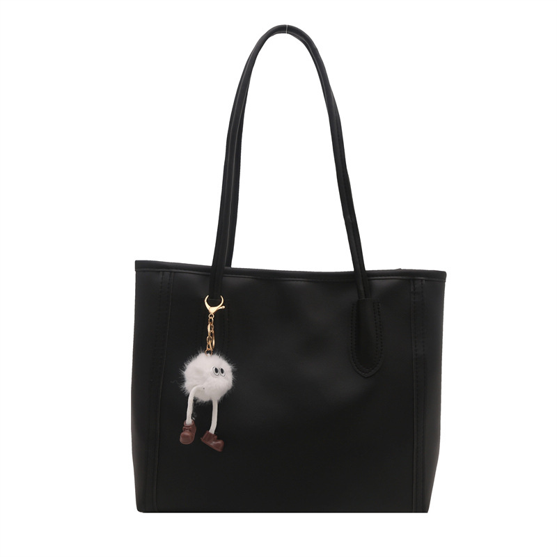 Bolsa axillar de gran capacidad para mujeres 2024 nueva moda otoño invierno sensación de bolso de hombro para estudiantes casuales bolso de clase