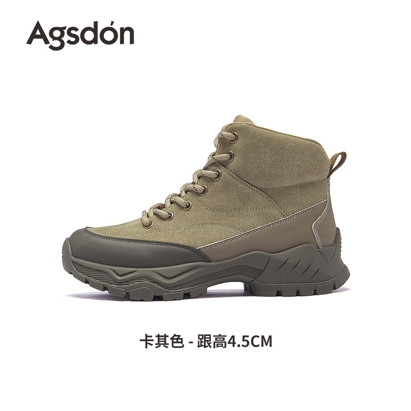 Botas Augu Shiden Martin para mujer, estilo británico retro, suela gruesa, de caña baja, para deportes al aire libre, novedad de verano 2026