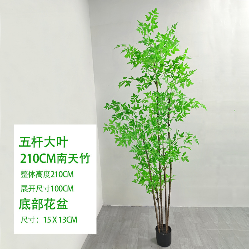 Planta artificial de interior – maceta decorativa con ave del paraíso, árbol viajero y bonsái falso